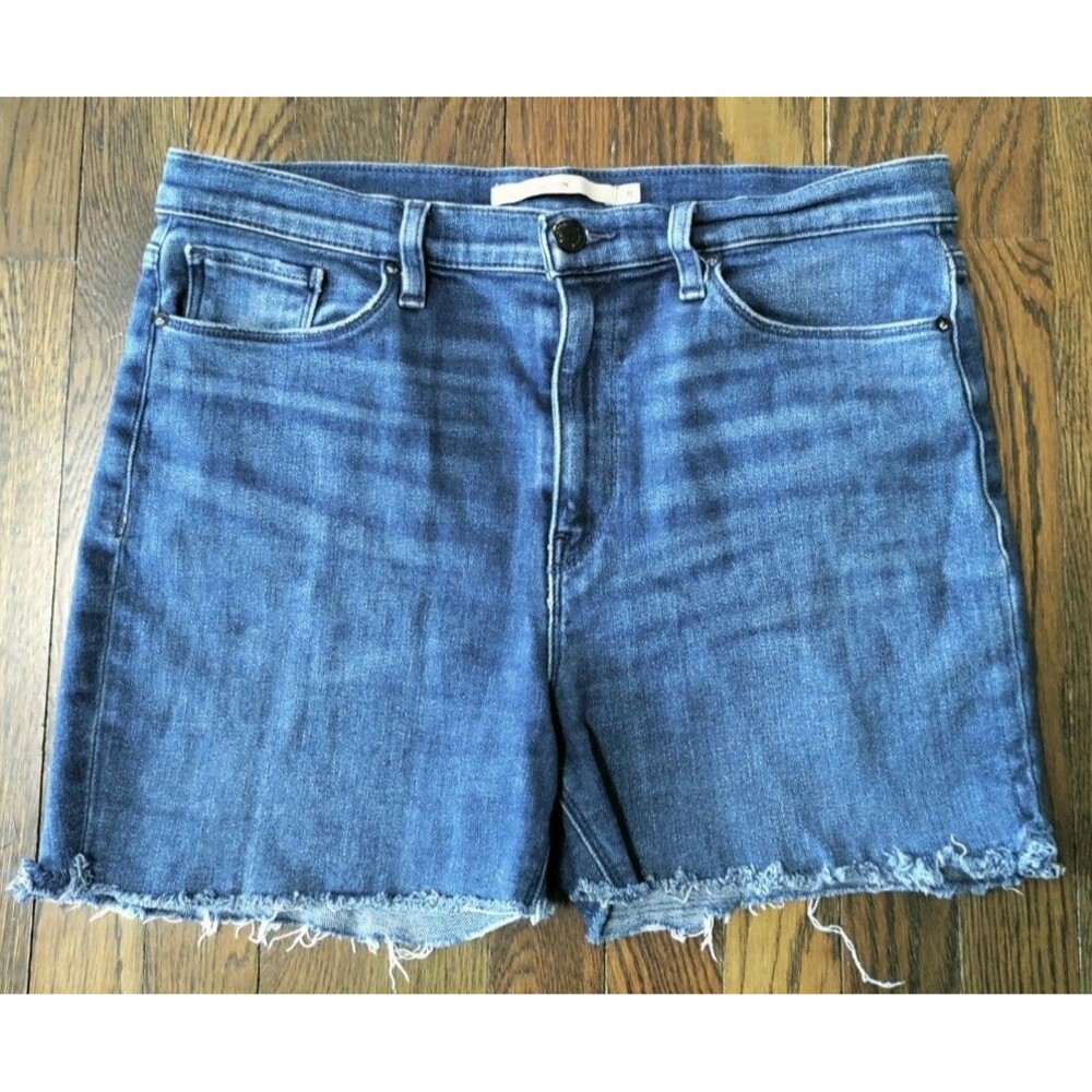 Hudson Jean Shorts Women's 31 Inseam 3" Cut Off Dark Blue